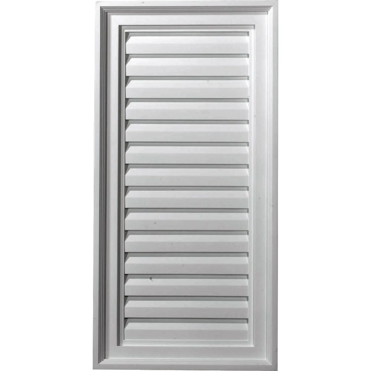 15'W x 21'H Rectangle Urethane Gable Vent Louver, Non-Functional