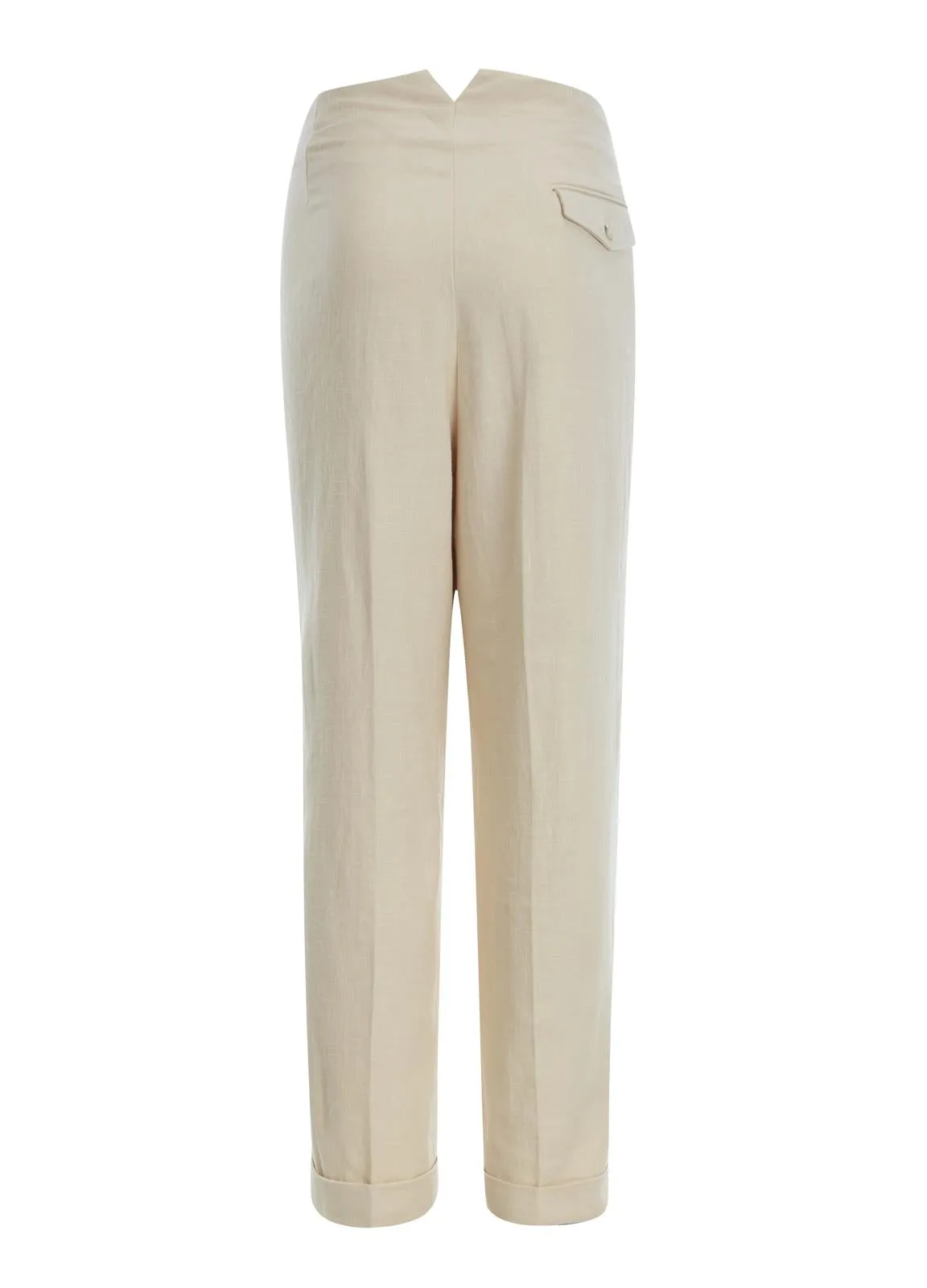 1940s Vintage Gadabout Linen Fishtail Trousers