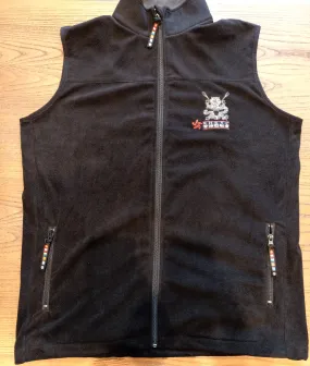 2024 Rowing Fleece Gilet Black