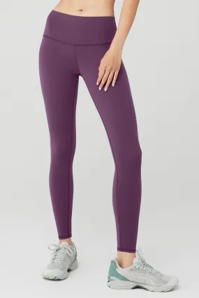 7/8 High-Waist Airbrush Legging - Dark Plum