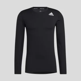 Adidas Techfit Long Sleeve Compression T-Shirt Black