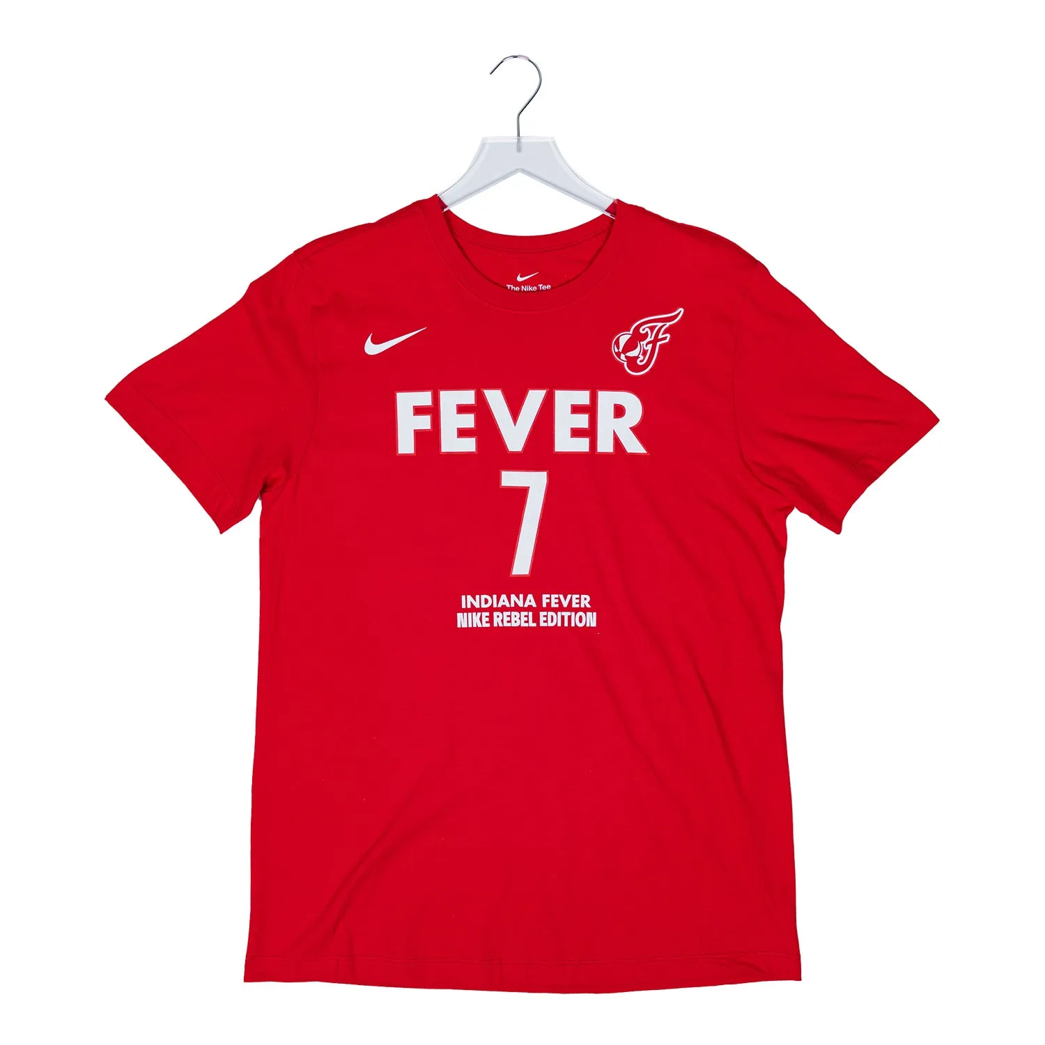 Adult Indiana Fever #7 Aliyah Boston Rebel Name and Number T-Shirt by Nike