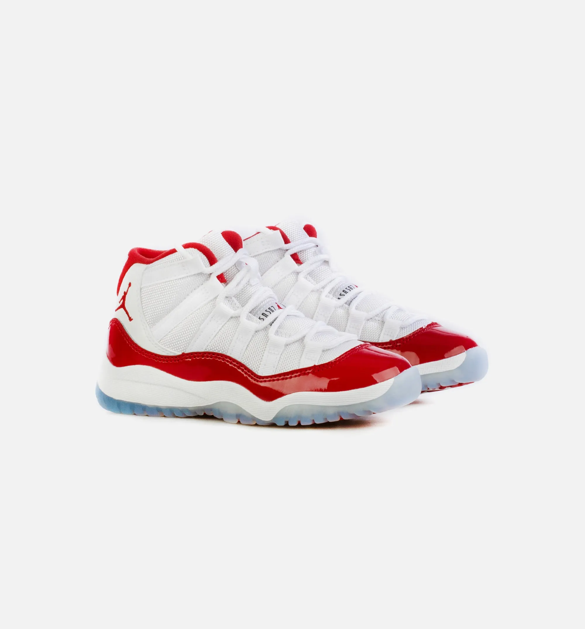 Air Jordan 11 Retro Cherry Preschool Lifestyle Shoe - White/Red