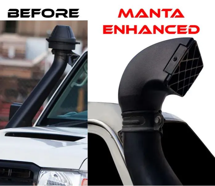 AIR RAM 3.5 IN TO SUIT VDJ76, 78, 79 LANDCRUISER - V2 NEW STYLE, FITS INSIDE OEM SNORKEL | Manta