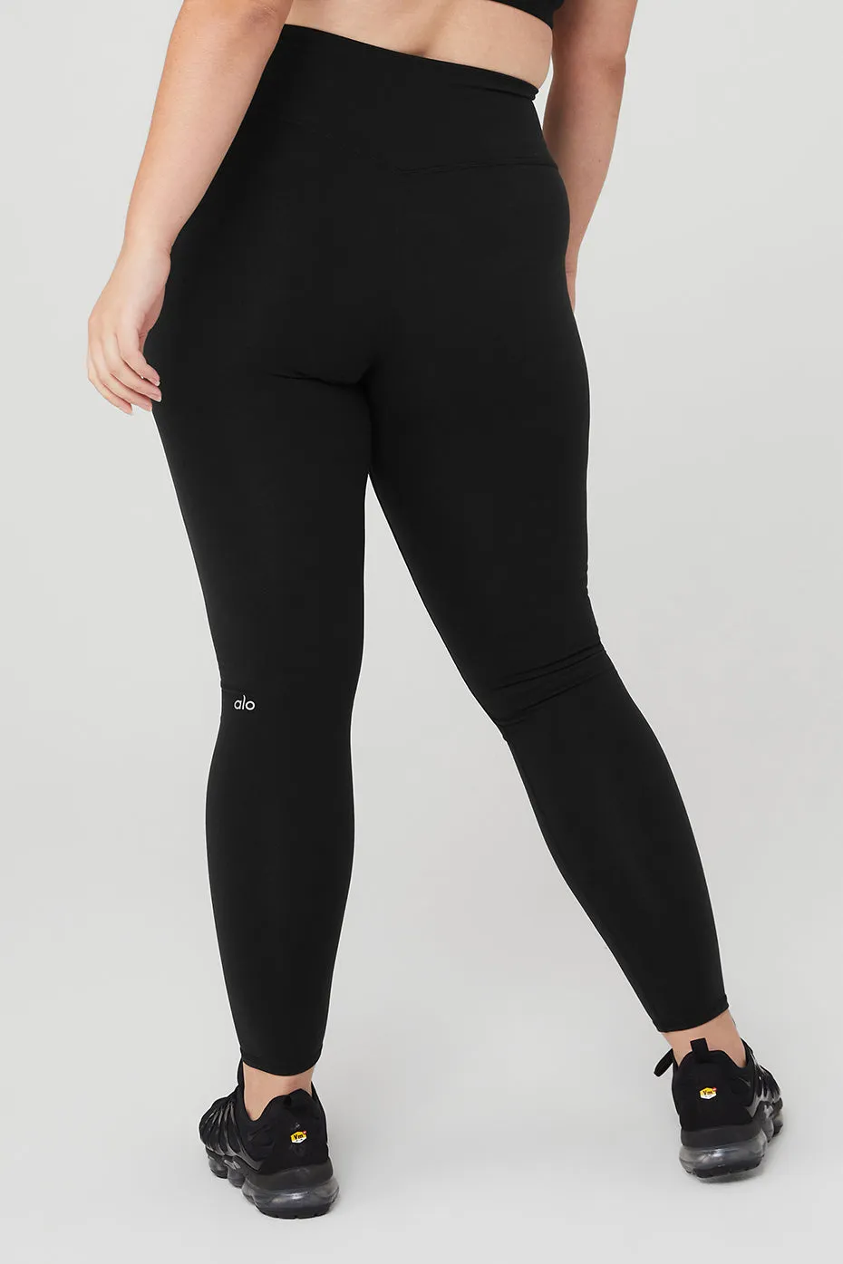 Airbrush Winter Warm High-Waist Nocturne Legging - Black