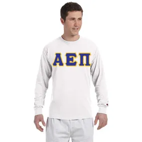 Alpha Epsilon Pi Greek Champion Long-Sleeve Tee - Champion CC8C - TWILL