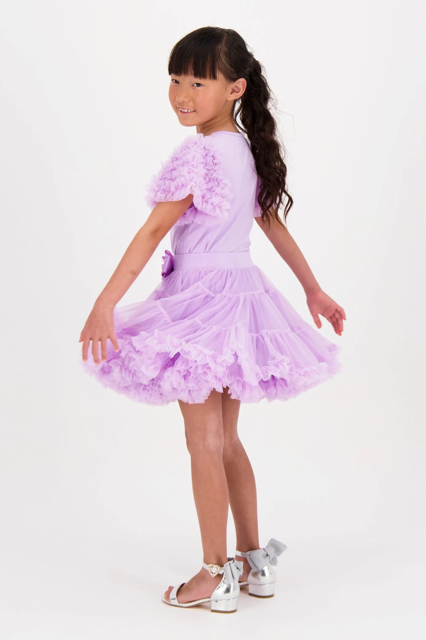 Angels Face Girls Pixie Tutu Skirt in Purple