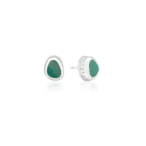 Anna Beck Turquoise Asymmetrical Stud Earrings