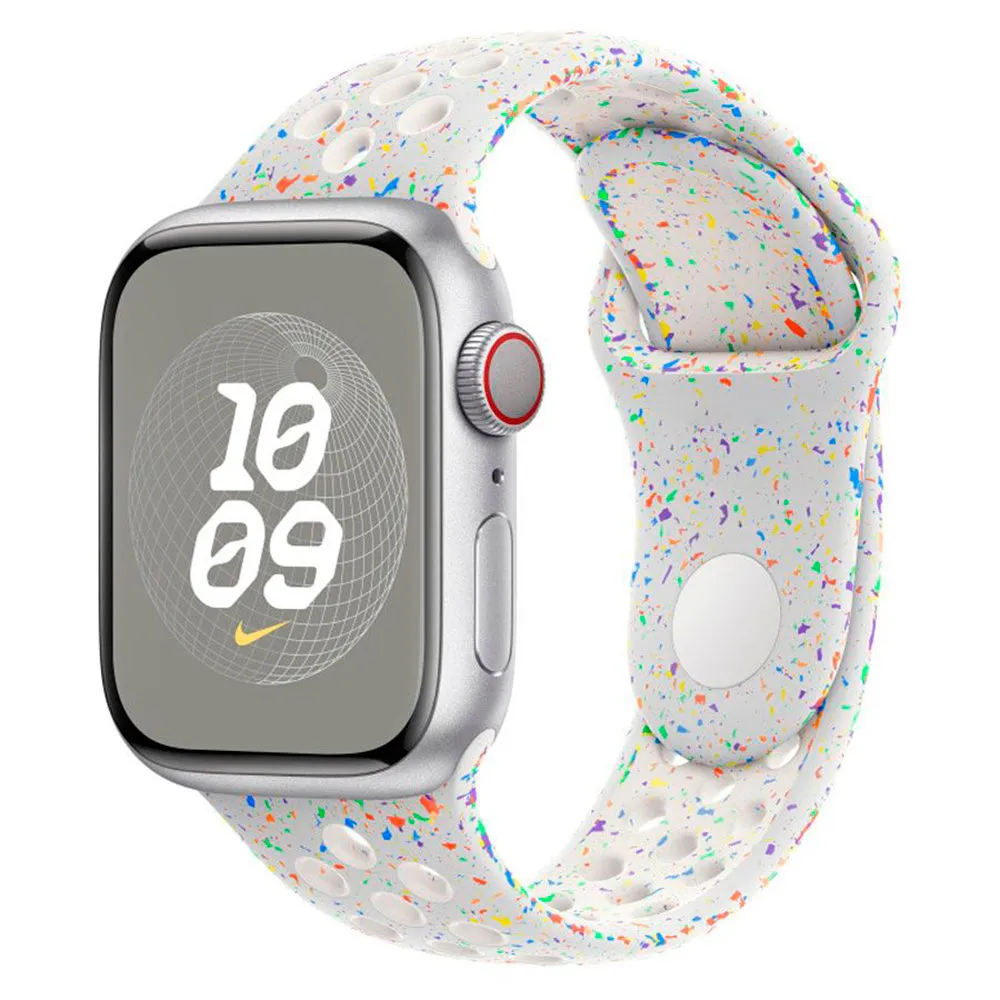 Apple Watch (42/44/SE/45/49mm) Lippa FLOUR Silikonerem - Hvid