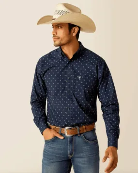 Ariat Men's Percy Midnight Classic Fit Long Sleeve Western Shirt 10048382