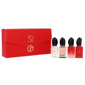 Armani Si Perfume Collection 4 Piece Gift Set for Women