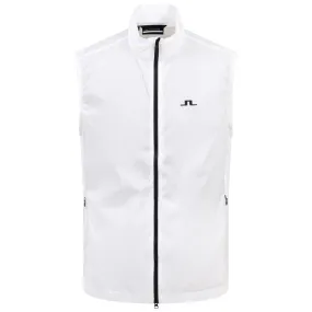 Ash Stretch Light Packable Gilet White - SS24