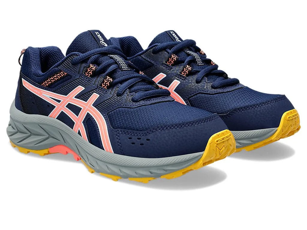 ASICS JUNIOR GEL VENTURE 9 BLUE/BLACK/CORAL