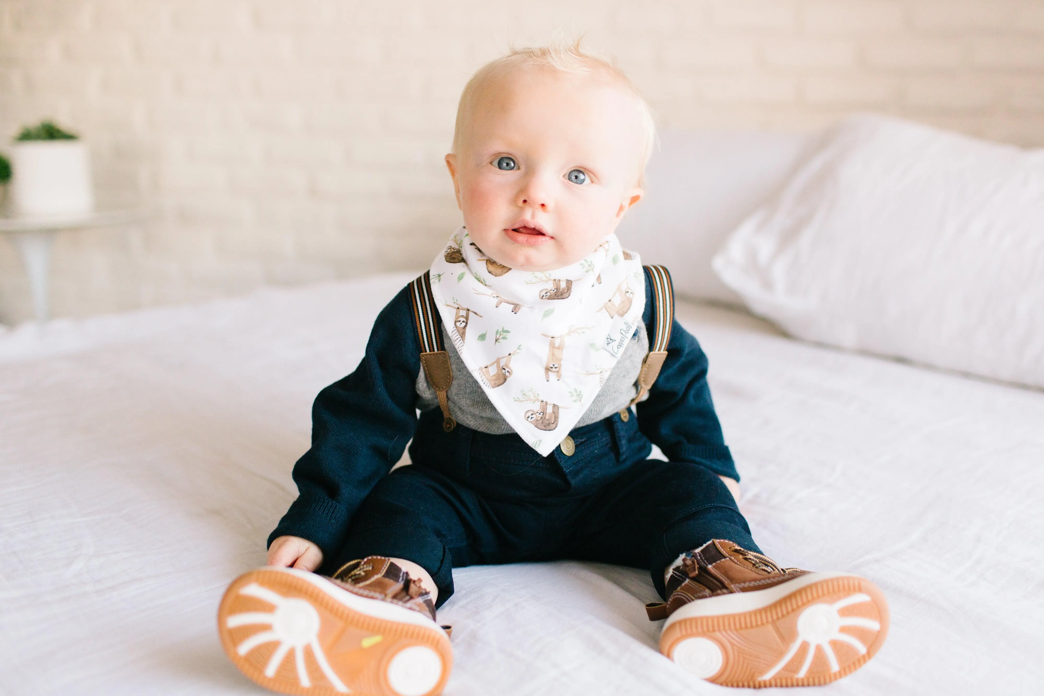 Baby Bandana Bibs - Noah