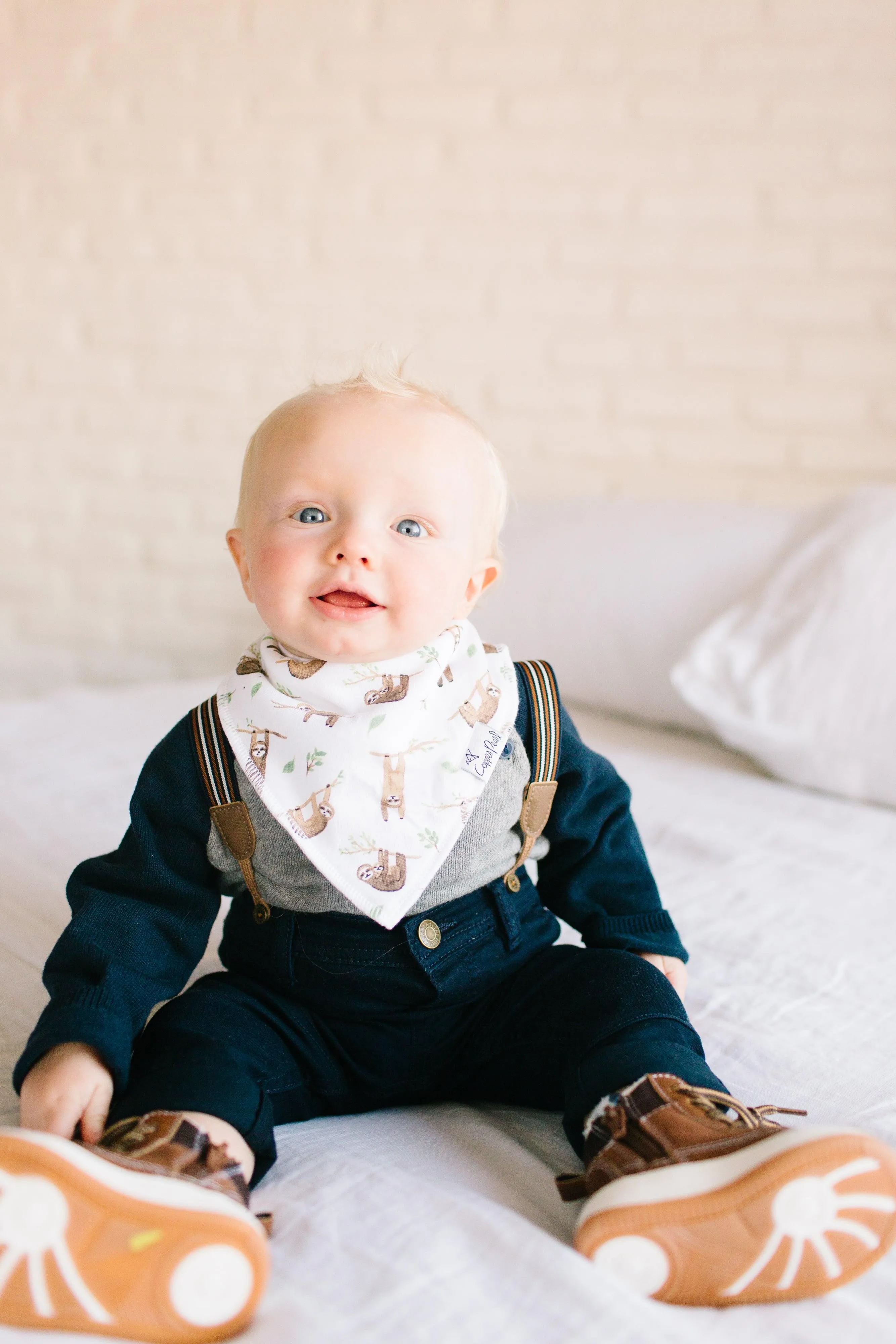 Baby Bandana Bibs - Noah