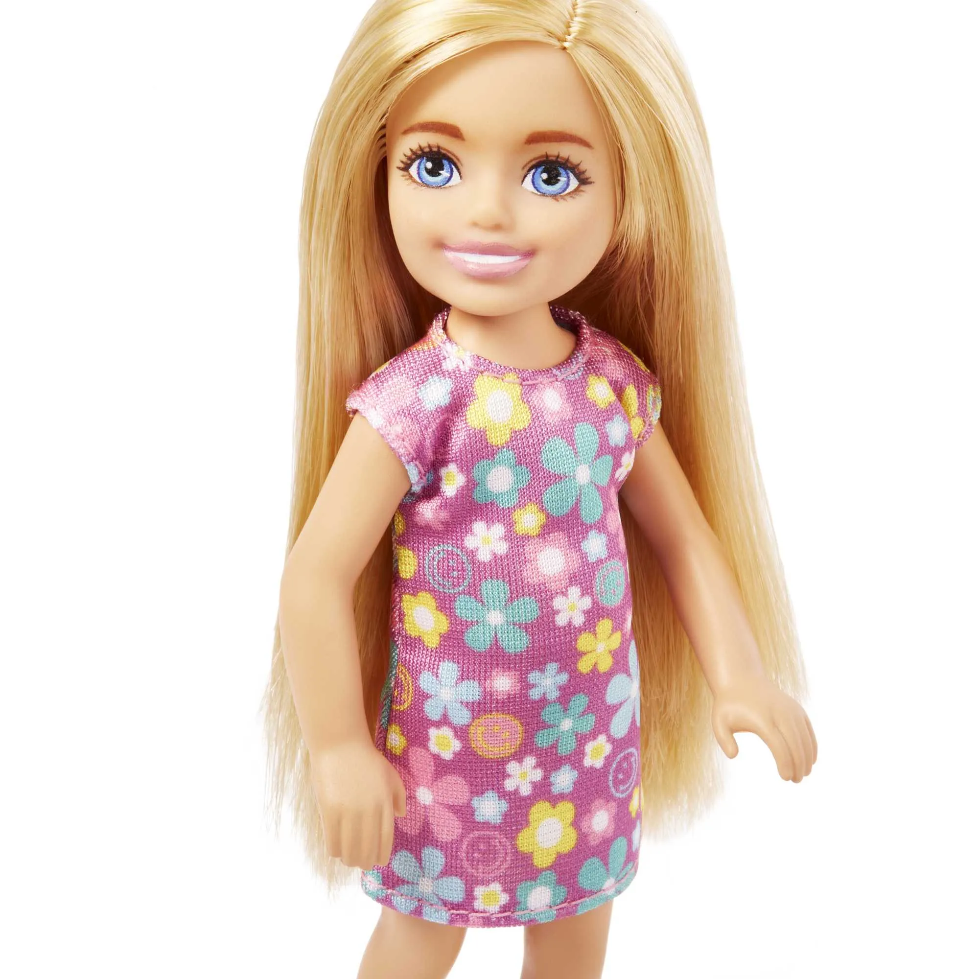 Barbie Boneca Chelsea Vestido de Flor Roxo