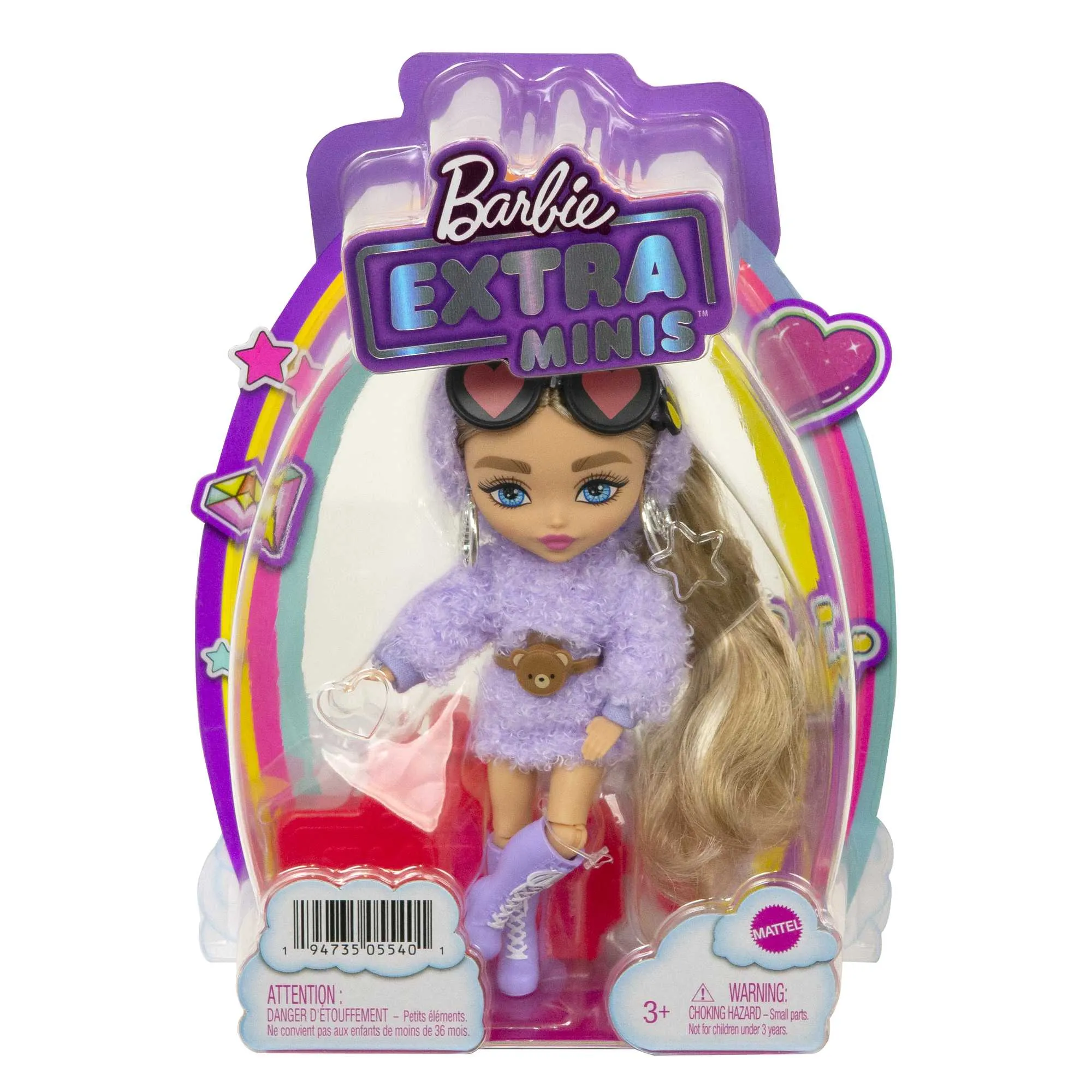 Barbie Extra Minis Muñeca Vestido Lila