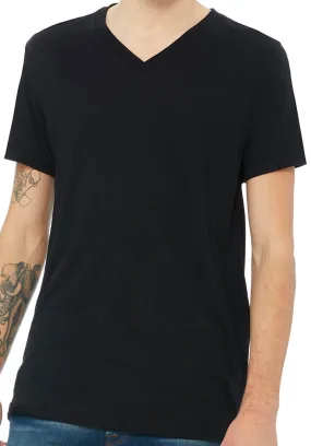 Black V Neck T Shirt No Logo