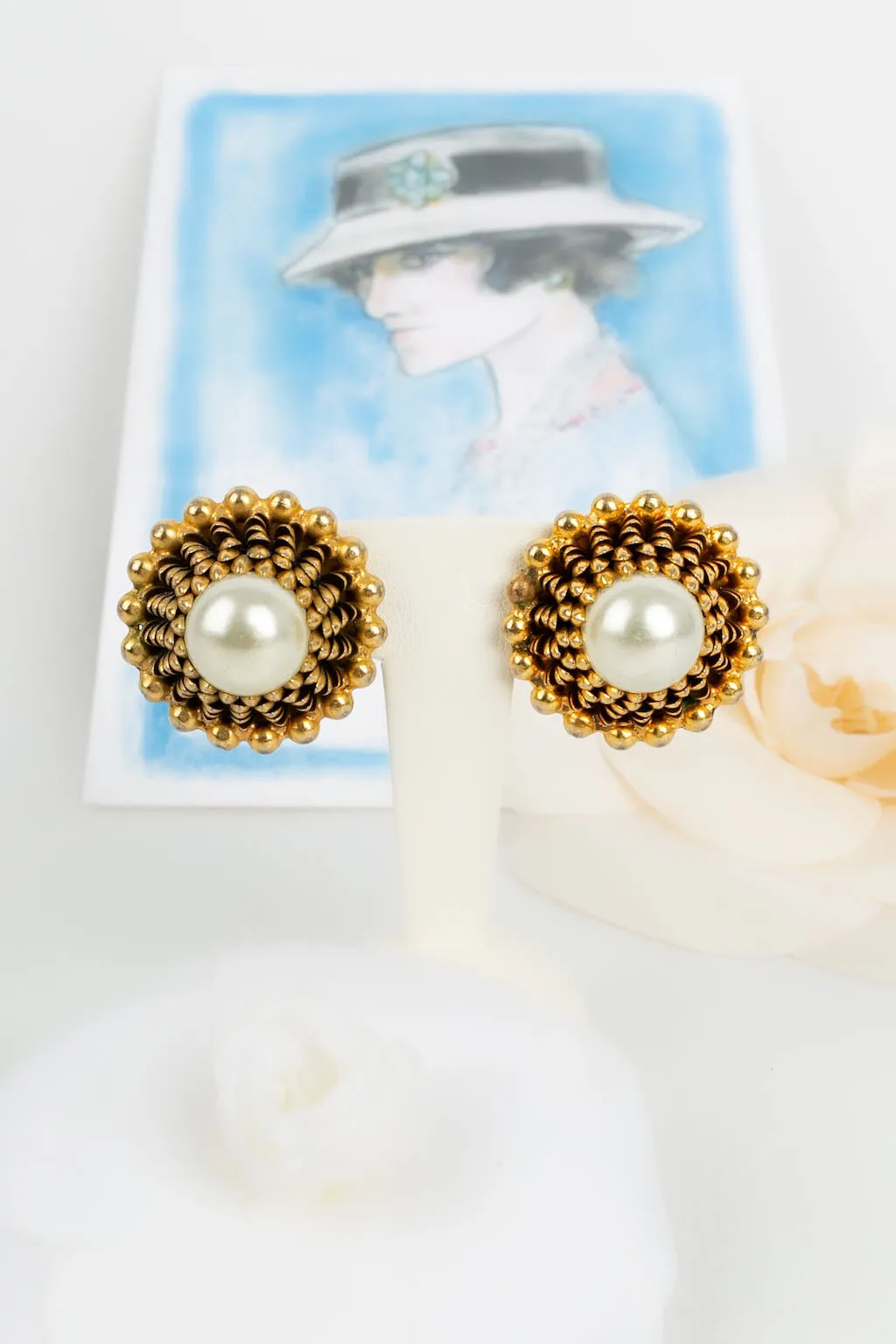 Boucles d'oreilles anciennes Chanel