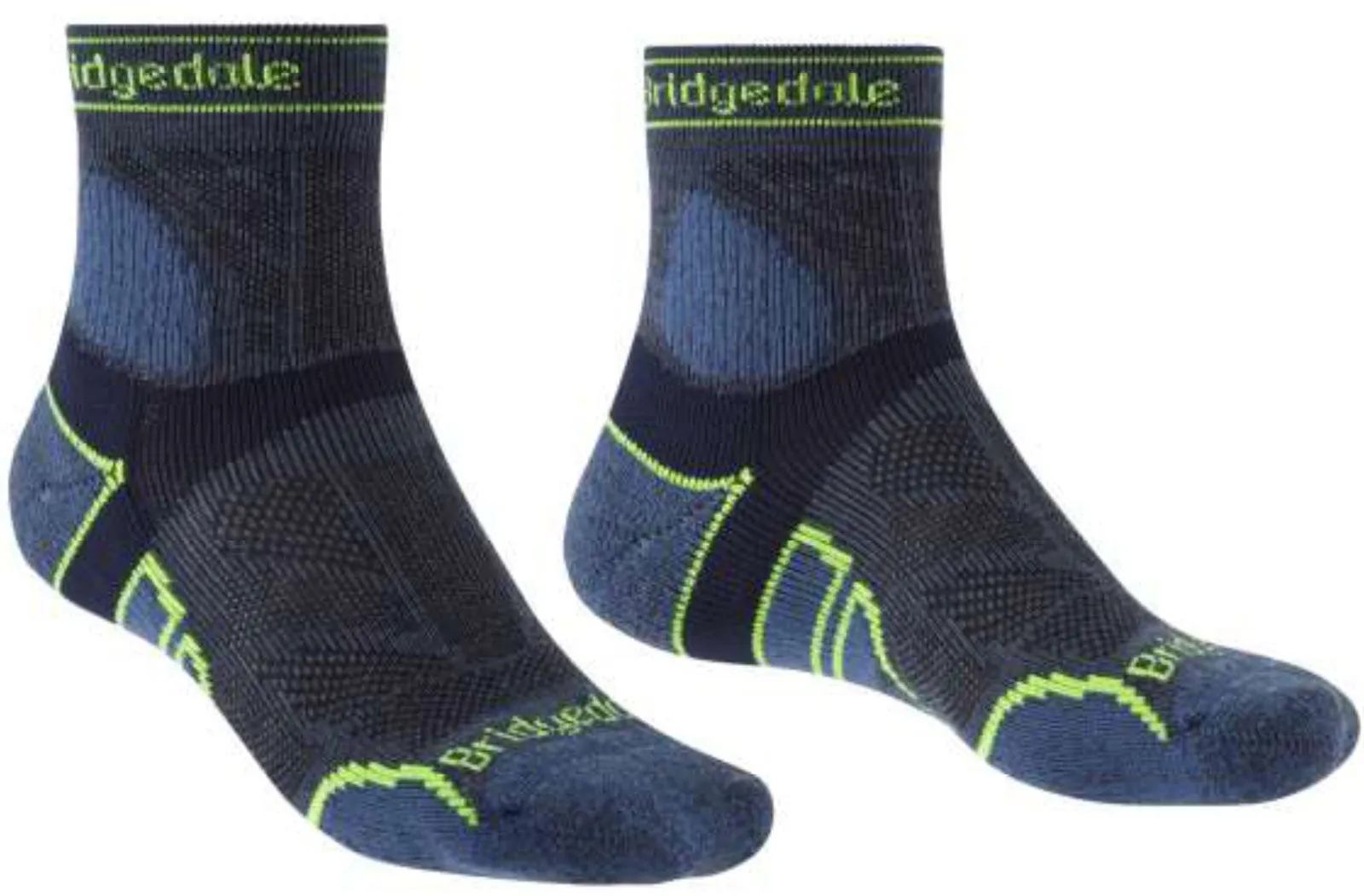 Bridgedale Men's Lightweight T2 Merino Run Mini-Crew Socks {BR-710199}