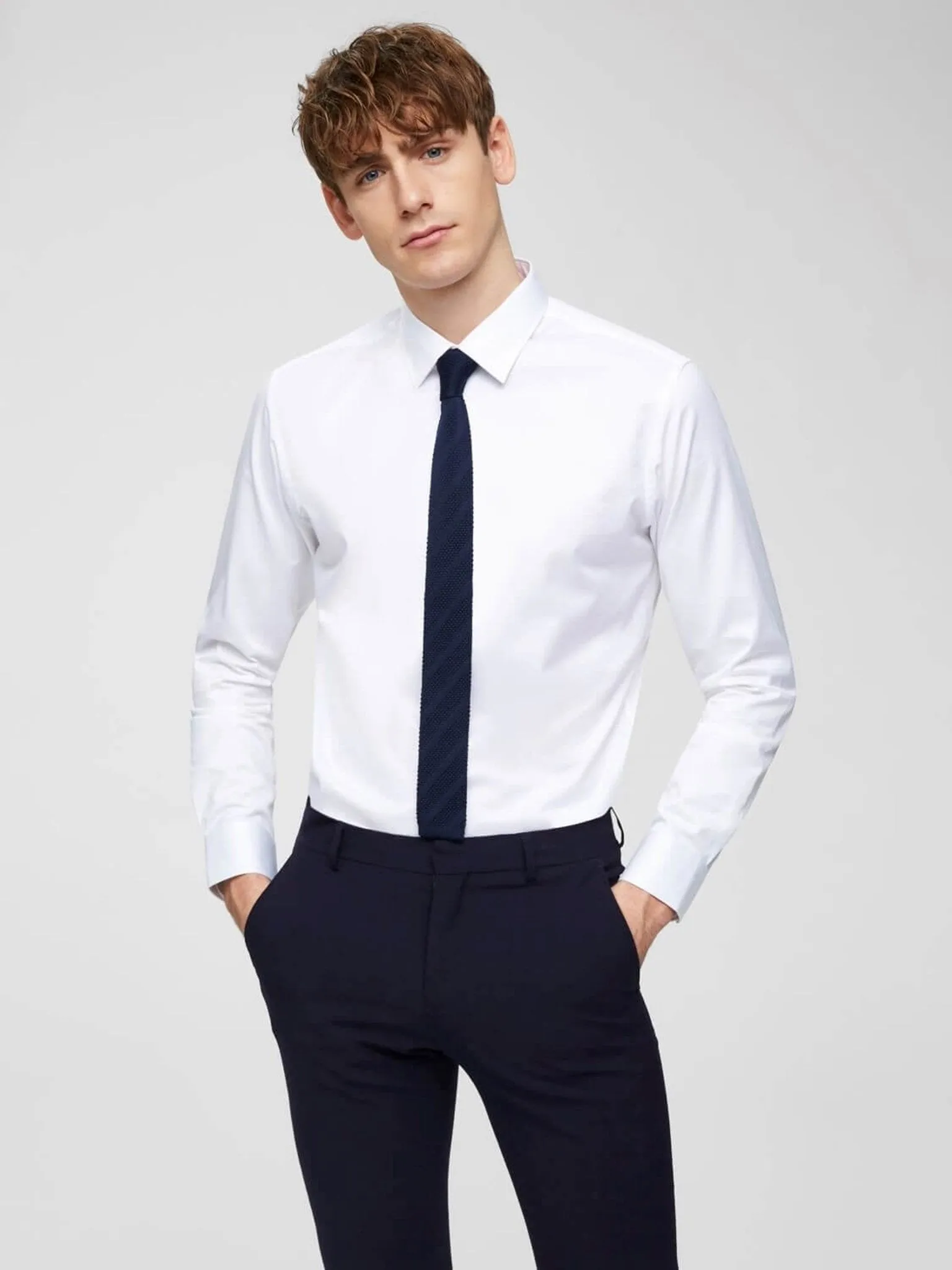 Business skjorte slim fit - Hvid