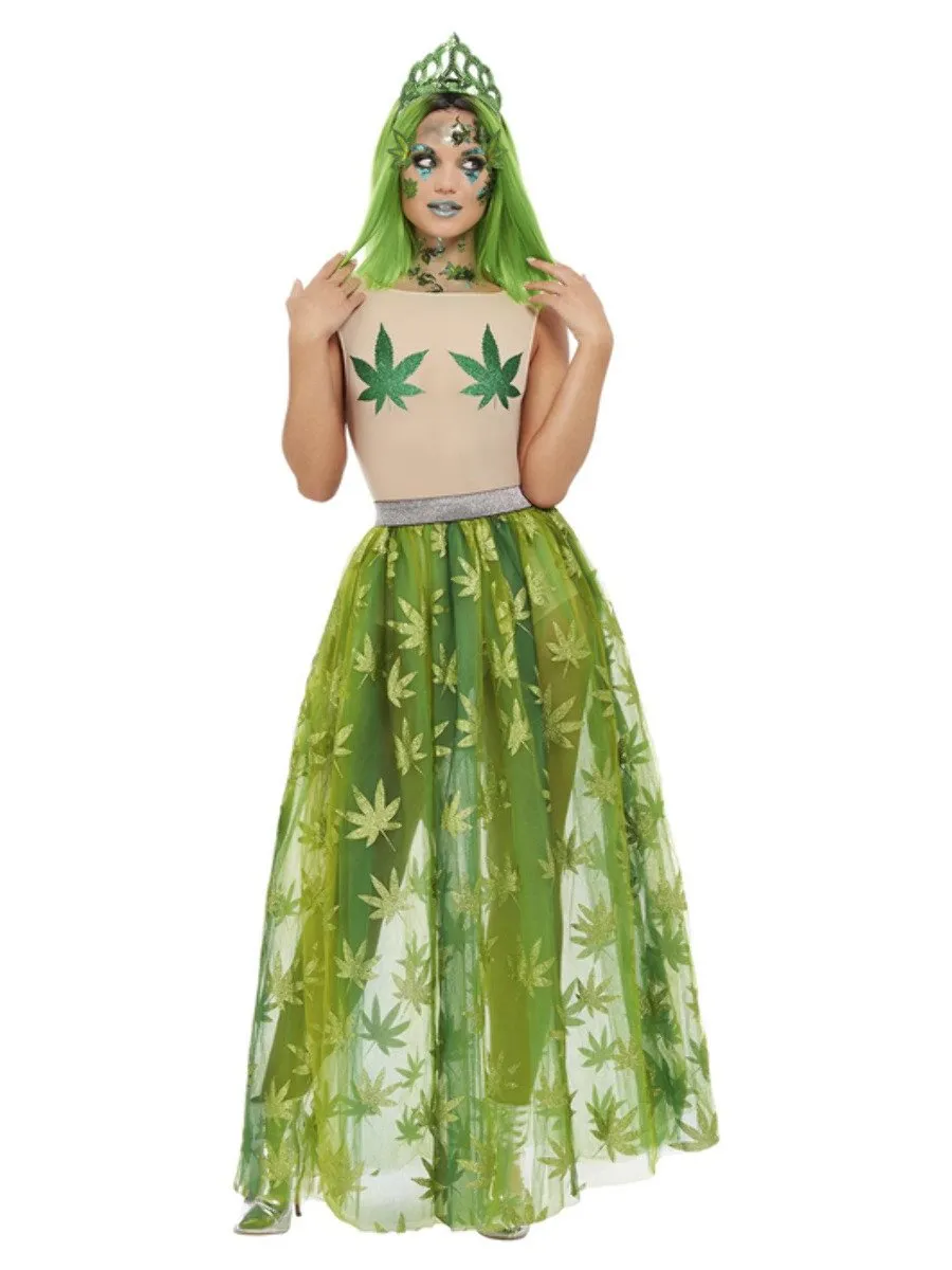 Cannabis Queen Costume, Green