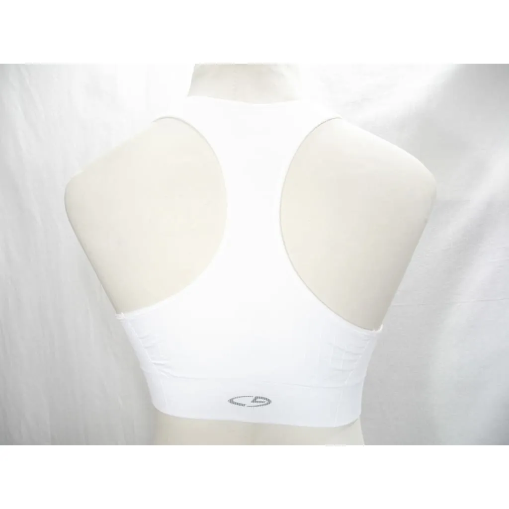 Champion N9169 9169 Wire Free Racerback Sports Bra Size SMALL White