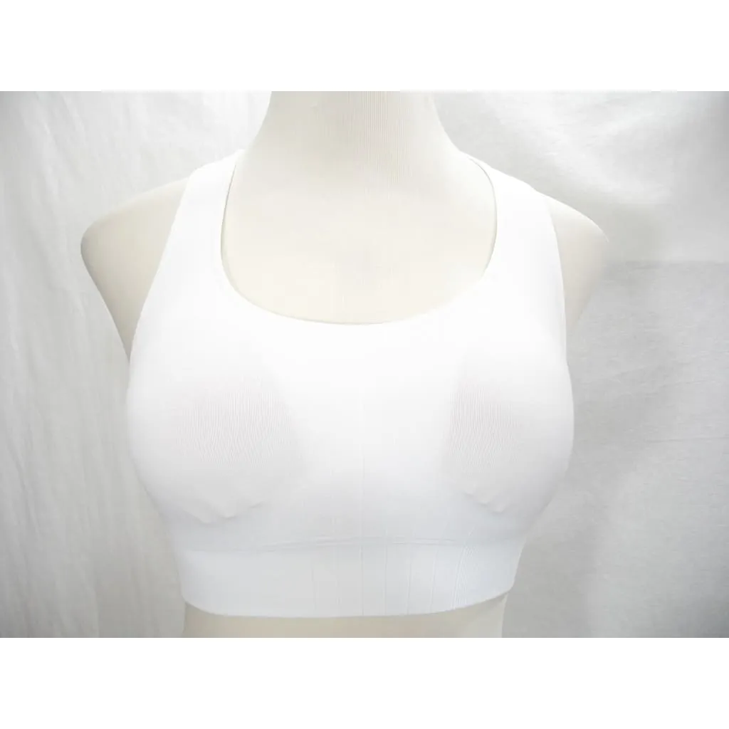 Champion N9169 9169 Wire Free Racerback Sports Bra Size SMALL White