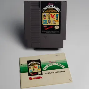 Classic Concentration - Nes Game