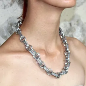 Collier chaîne en aluminium recyclé