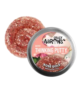 Crazy Aaron's Thinking Putty - Rose Gold Mini Tin 0.47oz