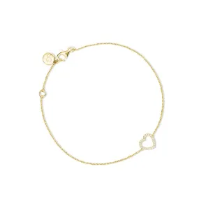 Diamond Heart Bracelet