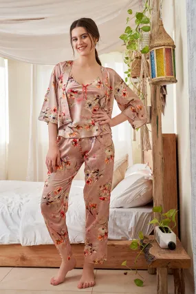 Dreams of Heaven Pj set with short Robe