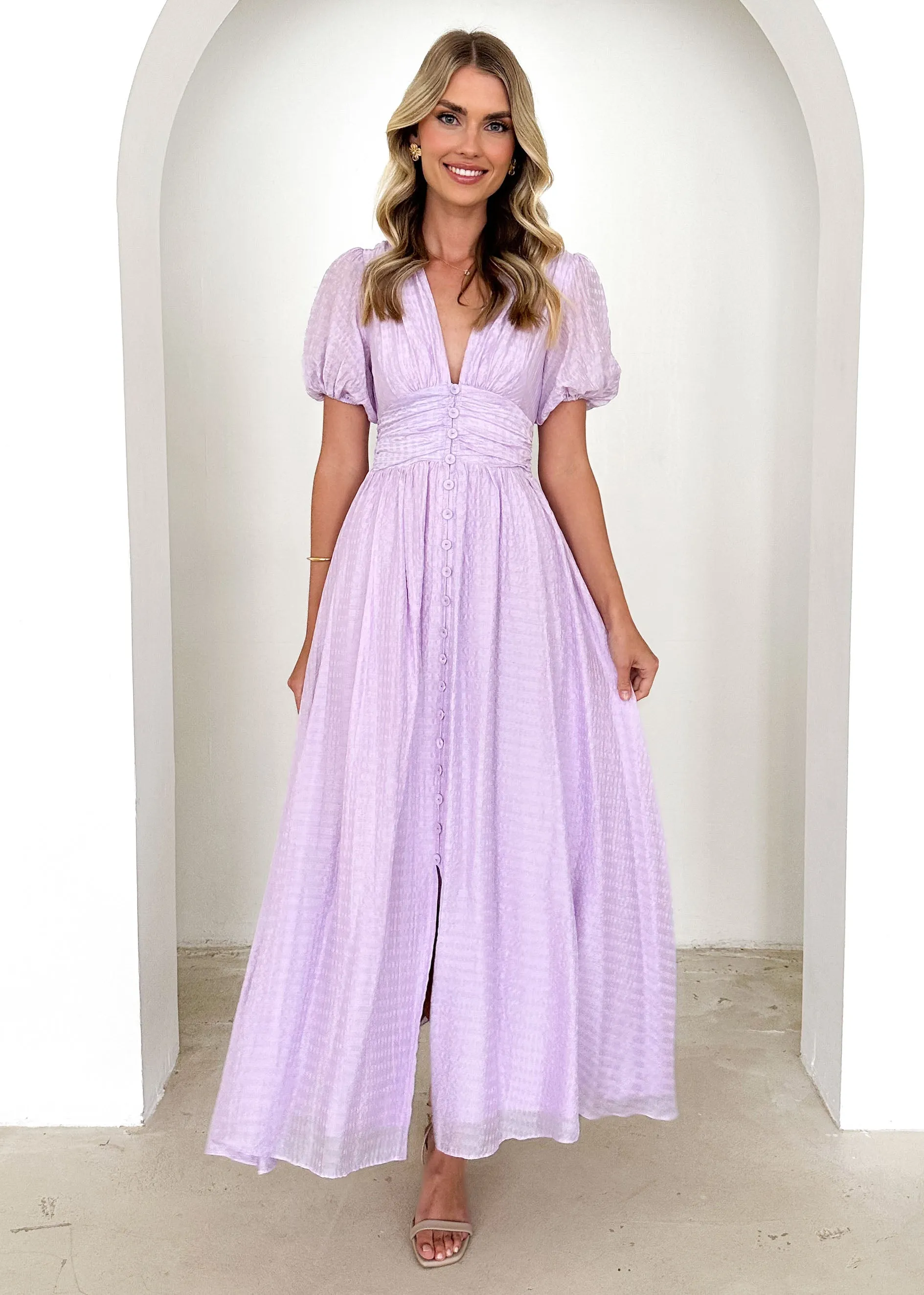 Dunning Midi Dress - Lilac