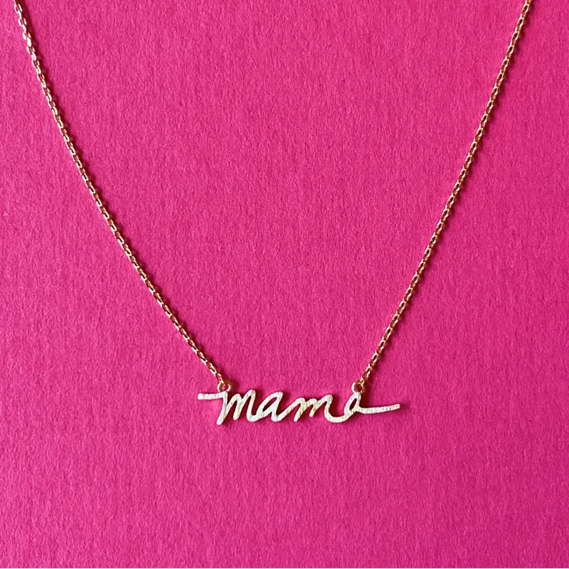 Ellison Young - Mama Script Necklace