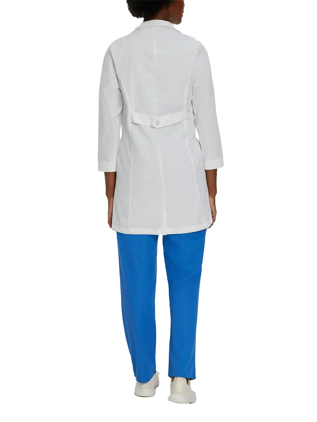 Essential - Women's 3-Pocket Full-Length White Lab Coat