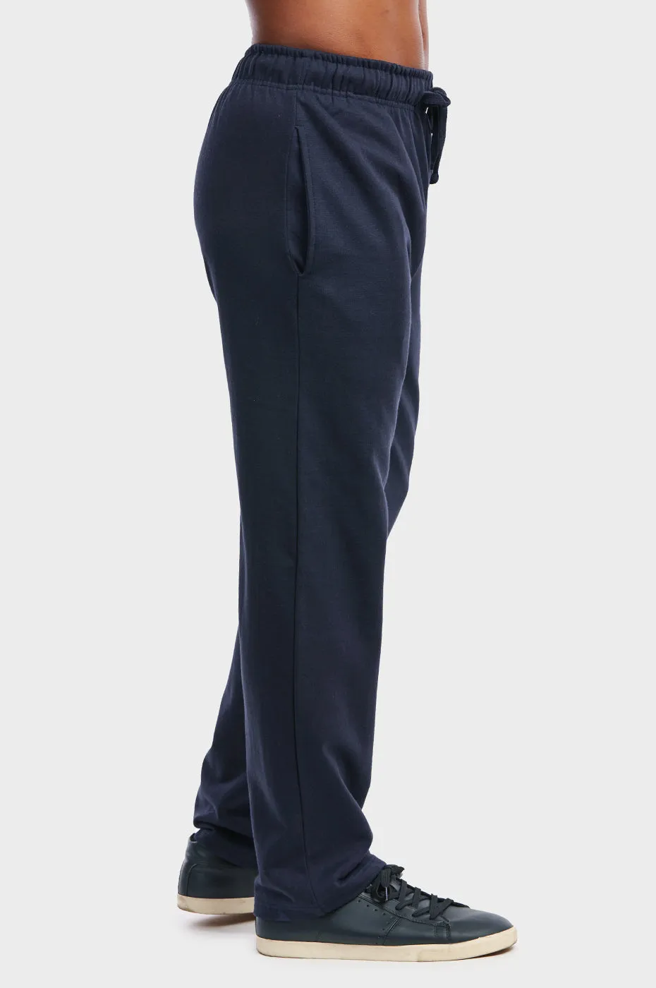 ET TU MEN'S LIGHTWEIGHT FLEECE SWEATPANTS (SP1020E_NAVY)