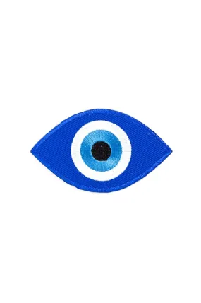 Evil Eye Embroidered Iron-On Patch (2.5" wide)