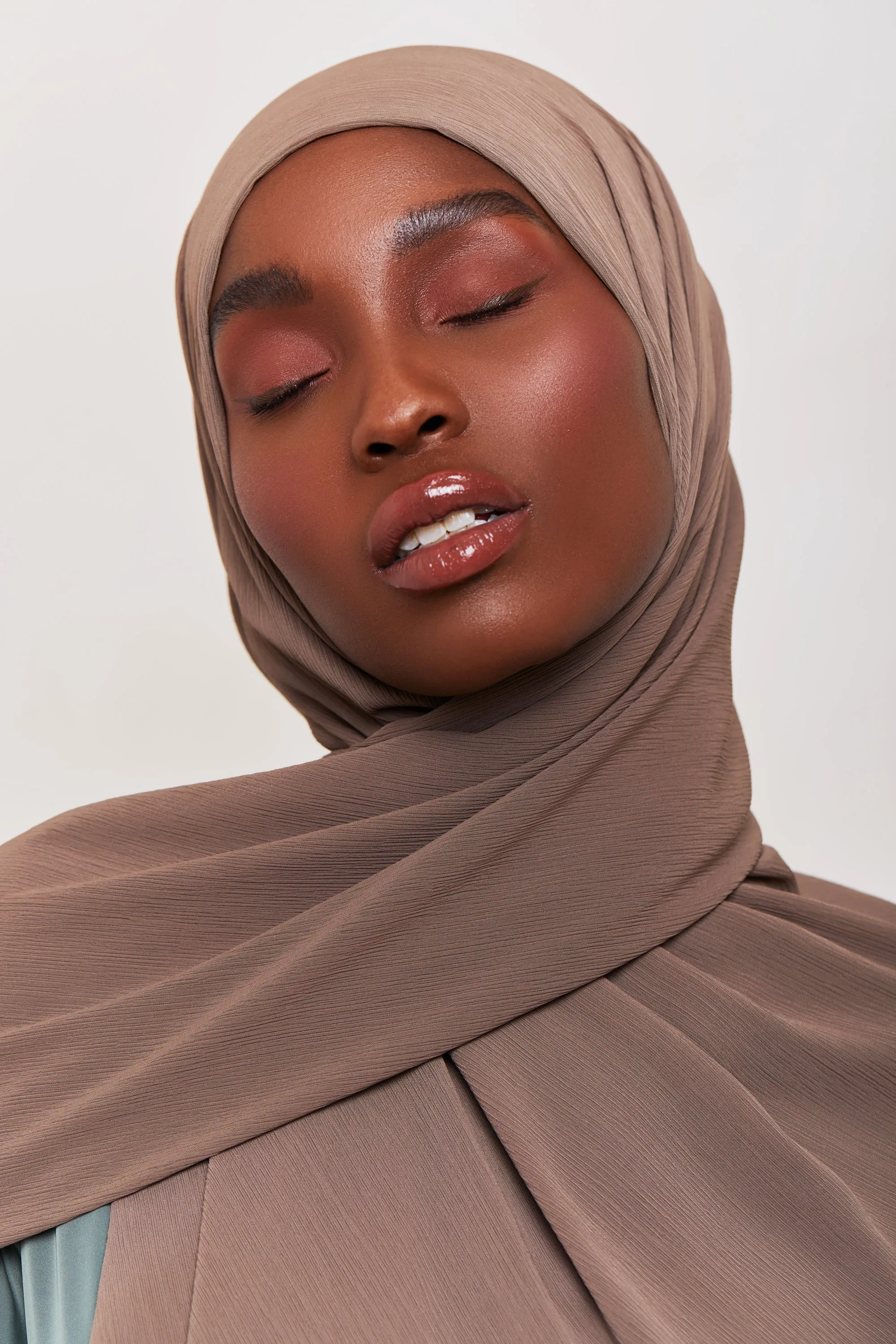 Georgette Crepe Hijab - Truffle