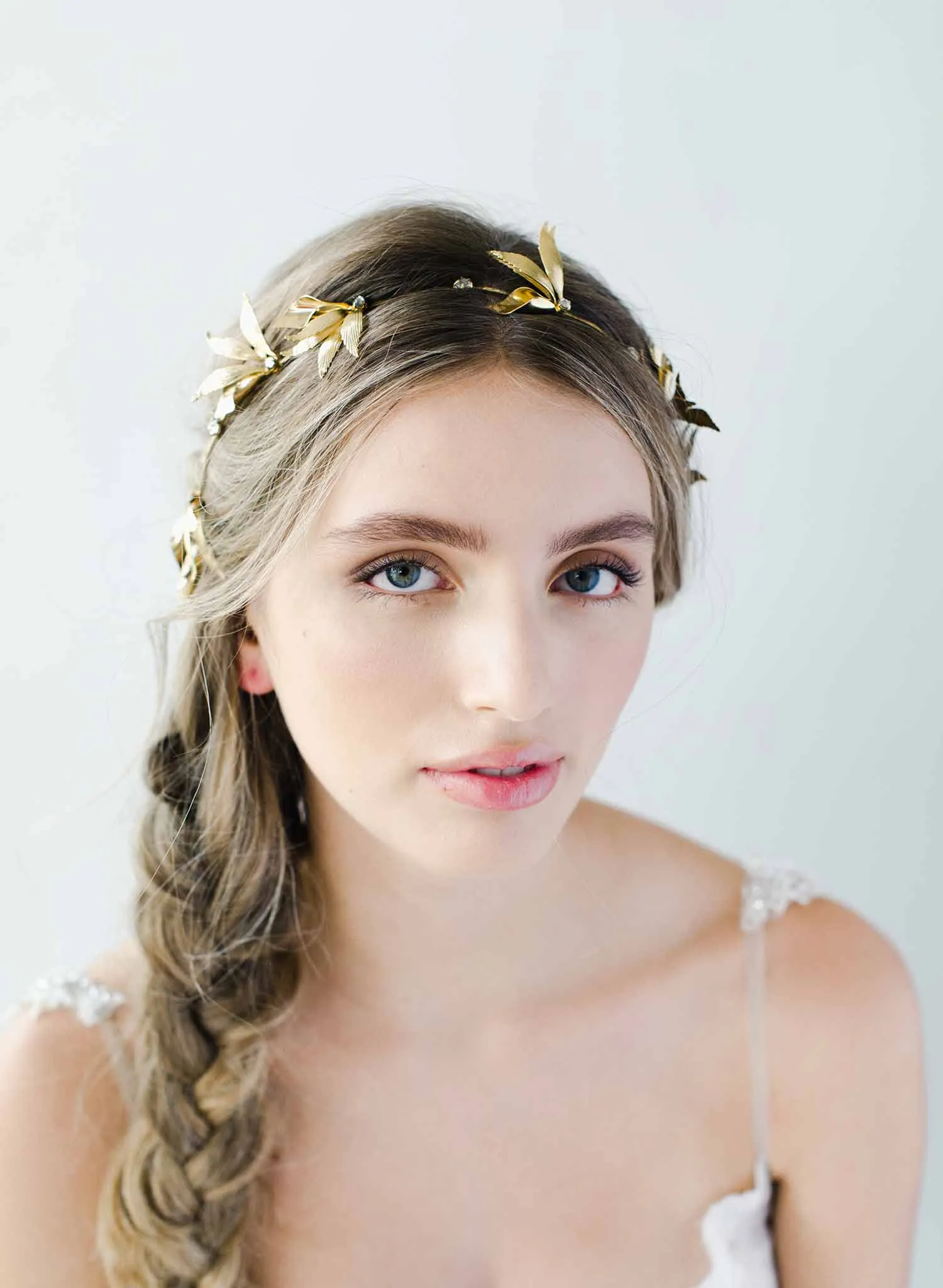 Gilded grecian wings headpiece - Style #2043