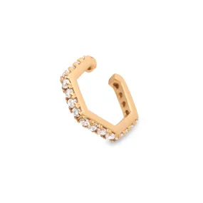 Gold Aven Ear Cuff