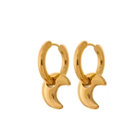 GOLD MOON HOOPS