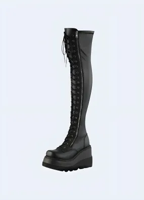 Goth Knee High Platform Boots