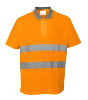 HI Viz Short Sleeve Polo Shirt Ris 3279 Portwest S171 high viz polo