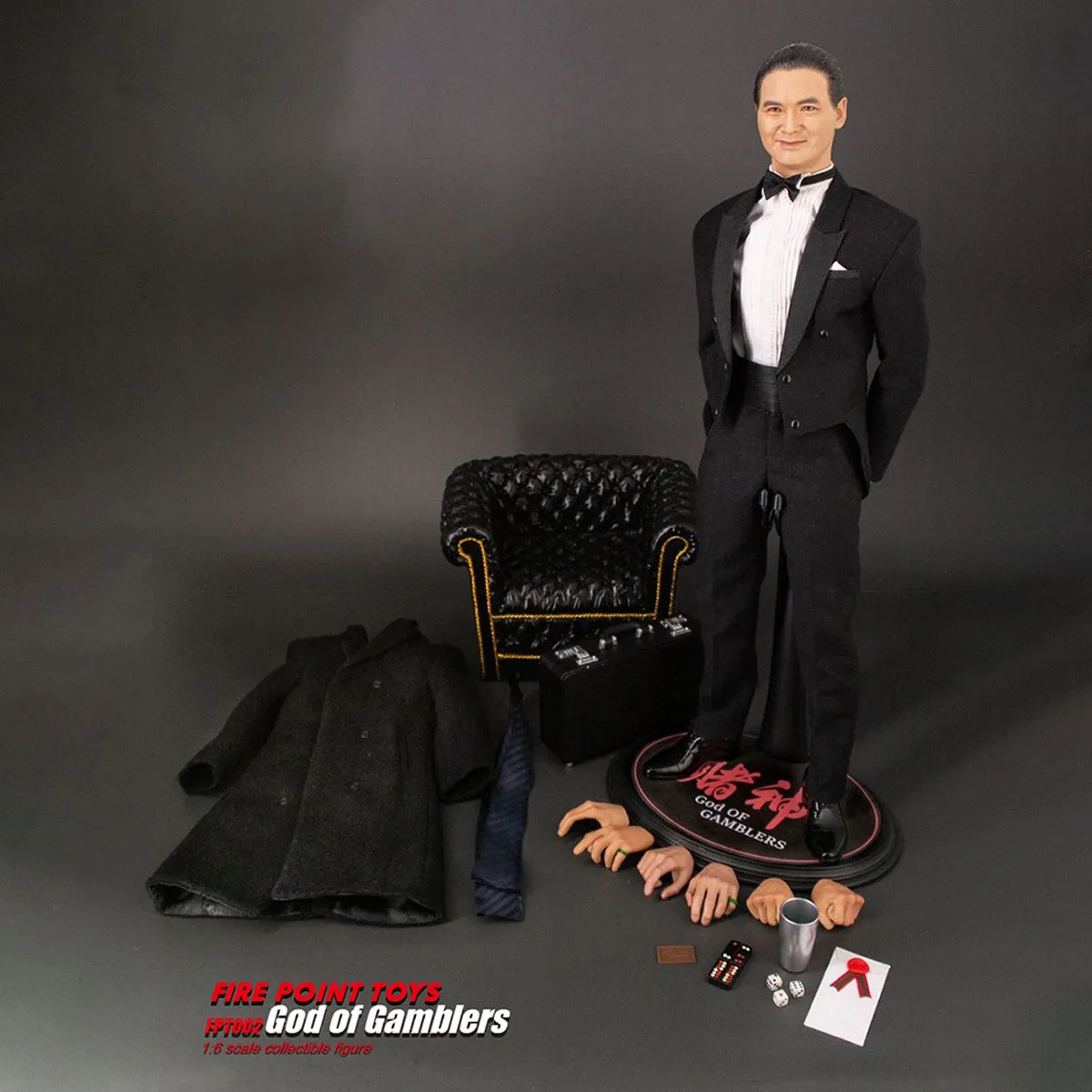 HiPlay Fire Point Toys, God Of Gamblers, Action Figure Full Set