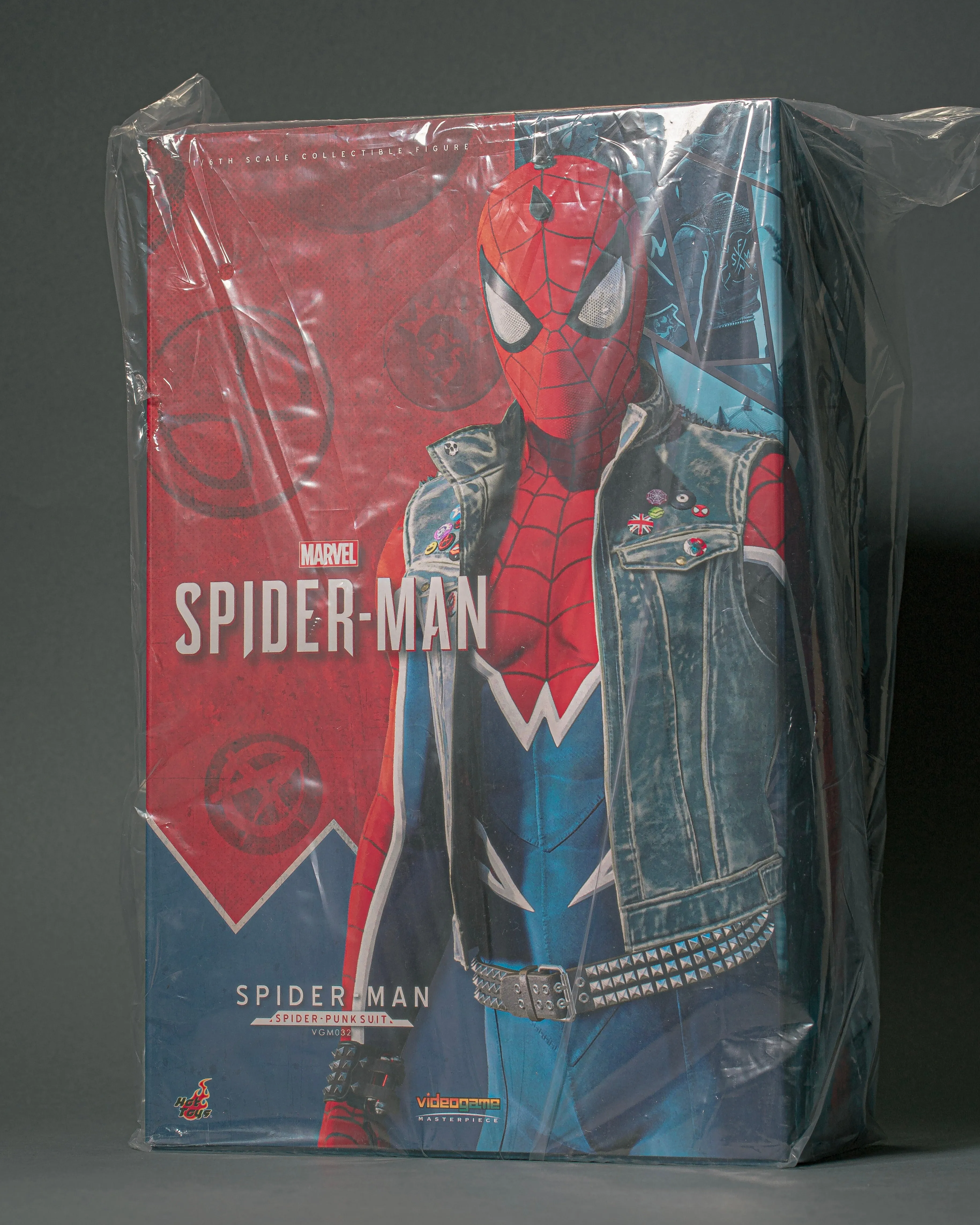 Hot Toys VGM32 Marvel Spiderman PS4 Spiderman Punk Suit 1/6 Scale Collectible Figure