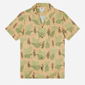 HULA 'AUANA CAMP SHIRT - YELLOW