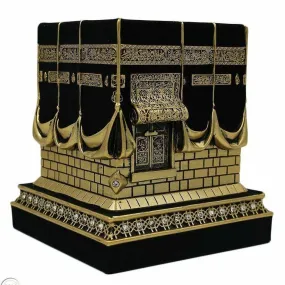 ISLAMIC TABLE DECOR GOLDEN KAABA REPLICA MODEL