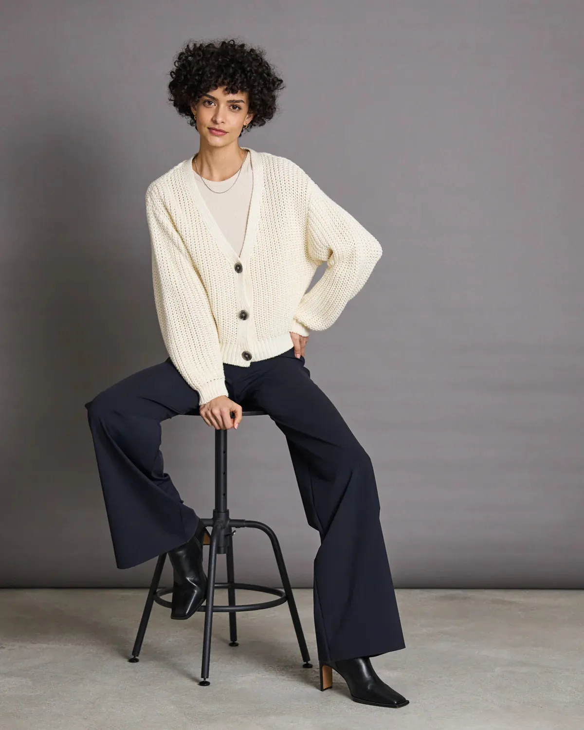 JAN 'N JUNE Lena cardigan off white women