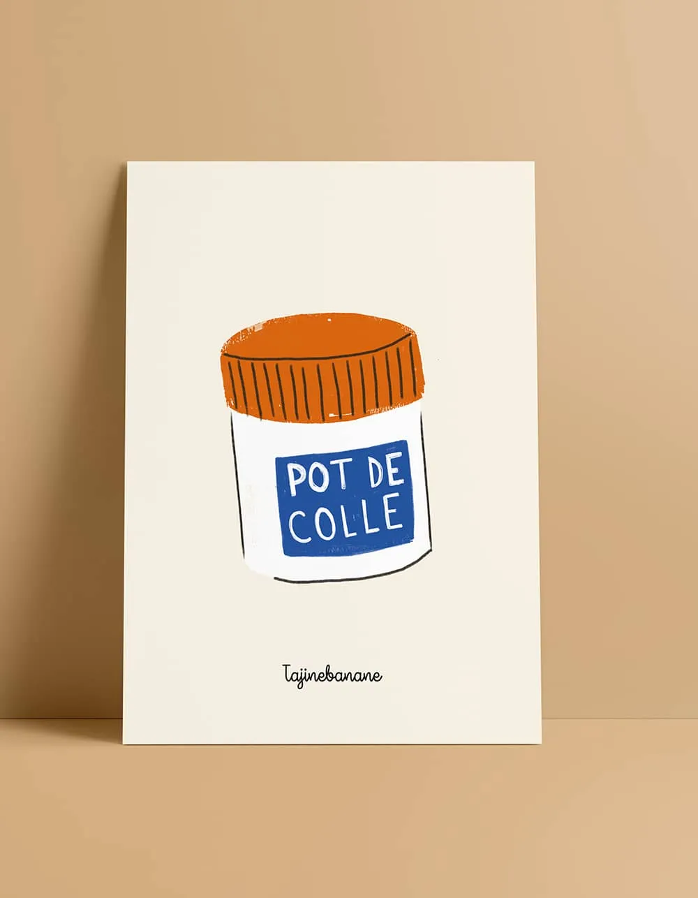 La Mini'affiche Pot de Colle